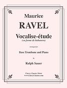 Maurice Ravel: Vocalise-Etude fuer Bass Trombone & Piano