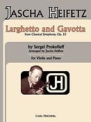 Prokofiev: Larghetto and Gavotta