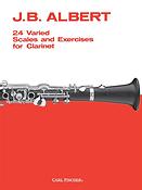 Albert: 24 Varied Scales & Exercises Clarinet