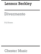 Lennox Berkeley: Divertimento In B Flat For Orchestra Op.18 (Miniature Score)
