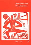 Linde: Vier Melodramen (Partituur Blokfluitensemble)