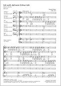 Schütz: Ich weiß, daß mein Erlöser lebet (Full Score)