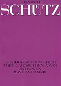 Schütz: Es erhub sich ein Streit (Partituur)