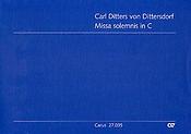 Carl Ditters von Dittersdorf: Missa solemnis in C (Partituur)
