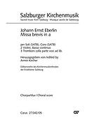 Eberlin: Missa brevis in a (SATB)