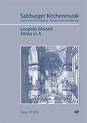 Leopold Mozart: Missa in A (Partituur)