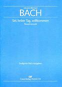 Johann Michael Bach: Sei, lieber Tag, willkommen (Partituur)