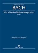 Bach: Wie schön leuchtet der Morgenstern BWV 1 (Partituur)
