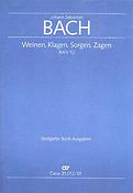 Bach: Weinen, Klagen, Sorgen, Zagen BWV 12 (Partituur)