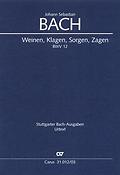 Bach: Weinen, Klagen, Sorgen, Zagen BWV 12 (Vocal Score)
