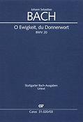 Bach: O Ewigkeit, du Donnerwort BWV 20 (Vocal Score)
