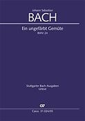 Bach: Kantate BWV 24  Ein Ungefuerbt Gemüte  (Vocal Score)