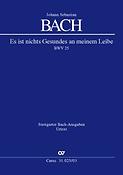 Bach: Kantate BWV 25 Es ist nichts Gesundes an meinem Leibe  (Vocal Score)