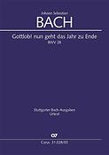 Bach: Gottlob! nun geht das Jahr zu Ende BWV 28 (Vocal Score)