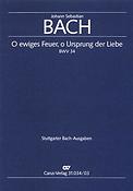 Bach: O ewiges Feuer, o Ursprung der Liebe BWV 34 (Vocal Score)