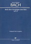 Bach: Brich dem Hungrigen dein Brot BWV 39 (Studiepartituur)