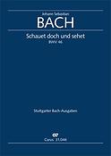 Bach: Schauet doch und sehet, ob irgend ein Schmerz sei BWV 46 (Partituur)