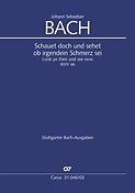 Bach: Schauet doch und sehet, ob irgend ein Schmerz sei BWV 46 (Vocal Score)