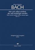 Bach: Wer sich Selbst Erhohet, Soll Erniedriget Werden BWV 47 (Partituur)