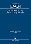 Bach: Wer sich Selbst Erhohet, Soll Erniedriget Werden BWV 47 (Vocal Score)