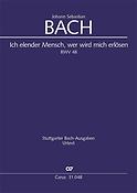 Bach: Ich elender Mensch, wer wird mich erlösen BWV 48 (Parituur)