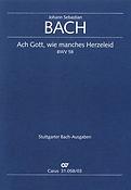 Bach: Ach Gott, Wie Manches Herzeleid BWV 58 (Vocal Score)