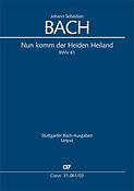 Bach: Kantate BWV 61 Nun komm, der Heiden Heiland (I) (Vocal Score)