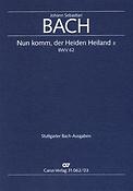 Bach: Kantate BWV 62 Nun komm, der Heiden Heiland (II) (Vocal Score)