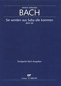 Bach: Kantate BWV 65 Sie Werden aus Saba alle Kommen (Vocal Score)