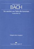 Bach: Kantate BWV 65 Sie Werden aus Saba alle Kommen (Studiepartituur)