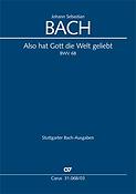 Bach: Kantate BWV 68 Also Hat Gott die Welt Geliebt (Vocal Score)