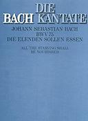 Bach: Kantate BWV 75 Die Elenden Sollen Essen (Partituur)