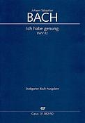Bach: Kantate BWV 82 Ich Habe Genung (II) (Partituur)