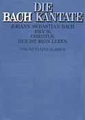 Bach: Kantate BWV 95 Christus, Der Ist Mein Leben (Partituur)