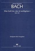 Bach: Kantate BWV 99 Was Gott Tut, Das Ist Wohlgetan (II) (Partituur)