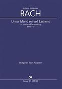 Bach: Kantate BWV 110 Unser Mund sei voll Lachens (Vocal Score)