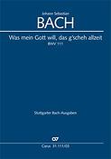 Bach: Kantate BWV 111 Was mein Gott will, das g'scheh allzeit (Vocal Score)