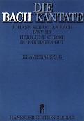 Bach: Kantate BWV 113 Herr Jesu Christ, du höchstes Gut (Vocal Score)