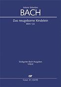 Bach: Kantate BWV 122 Das neugeborne Kindelein (Vocalscore)