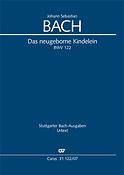 Bach: Kantate BWV 122 Das neugeborne Kindelein (Studiepartituur)