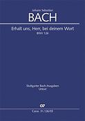 Bach: Kantate BWV 126 Erhalt uns, Herr, bei deinem Wort (Vocalscore)
