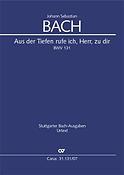 Bach: Kantate BWV 131 Aus der Tiefen rufe ich, Herr, zu dir (Studiepartituur)