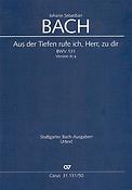 Bach: Kantate BWV 131 Aus der Tiefen rufe ich, Herr, zu dir - A-Moll (Partituur)