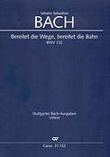 Bach: Kantate BWV 132 Bereitet die Wege, bereitet die Bahn (Partituur)