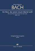 Bach: Kantate BWV 134 Ein Herz, das seinen Jesum lebend weiss (Vocalscore)