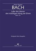 Bach: Kantate BWV 137 Lobe den Herren, den mächtigen König (Partituur)