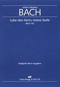 Bach: Kantate BWV 143 Lobe den Herrn, meine Seele (Vocal Score)