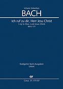 Bach: Kantate BWV 177 Ich ruf zu dir, Herr Jesu Christ (Studiepartituur)