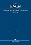 Bach: Kantate BWV 178 Wo Gott der Herr Nicht Bei Uns Hält (Vocal Score)