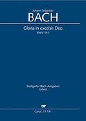 Bach: Kantate BWV 191 Gloria in excelsis Deo (Partituur)